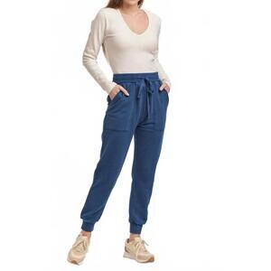 NEW DEAR JOHN DENIM dahlia jogger pants in dark indigo